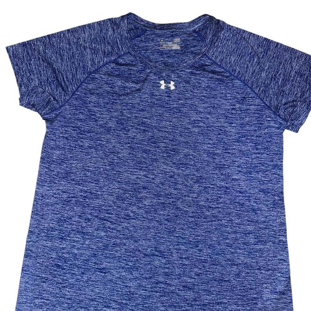 Under Armour Men's Blue and Navy T-shirt